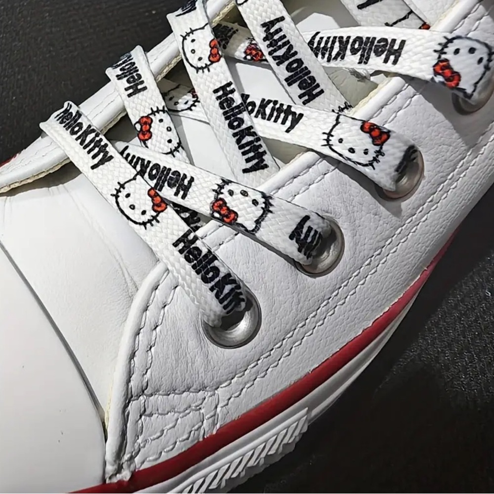 NEW| Cute 2pcs Casual Cartoon Hello Kitty Shoelaces for Sneakers